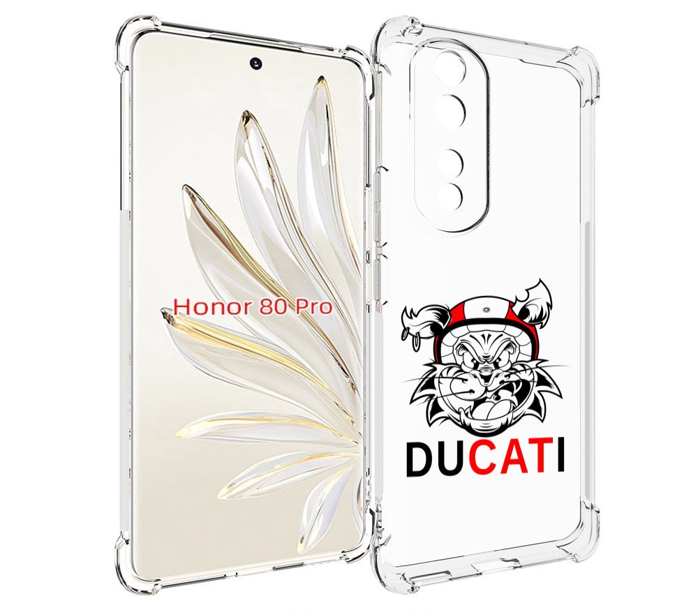 

Чехол MyPads дукати для Honor 80 Pro, Прозрачный, Tocco