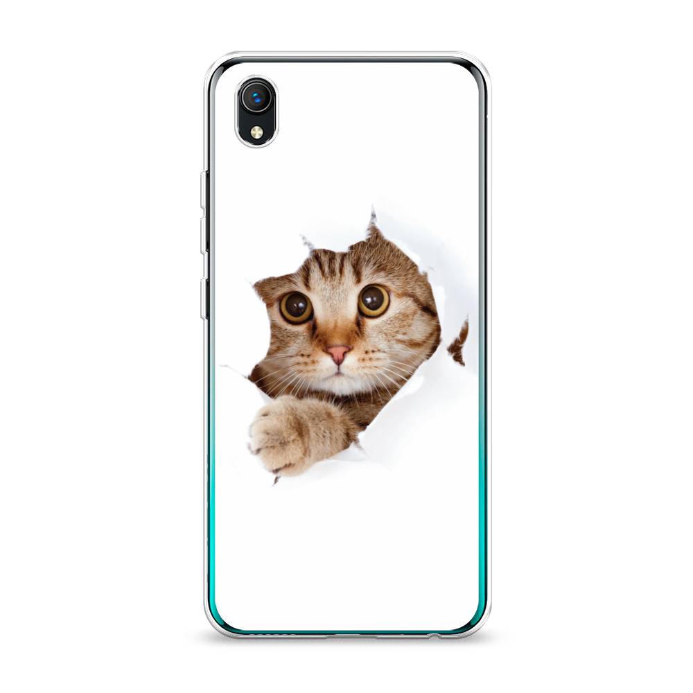 

Чехол на Vivo Y91c "Кот и бумага", Белый;коричневый, 263250-1