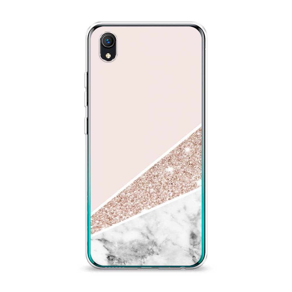 

Чехол на Vivo Y91c "Блестящий розовый мрамор", 263250-3