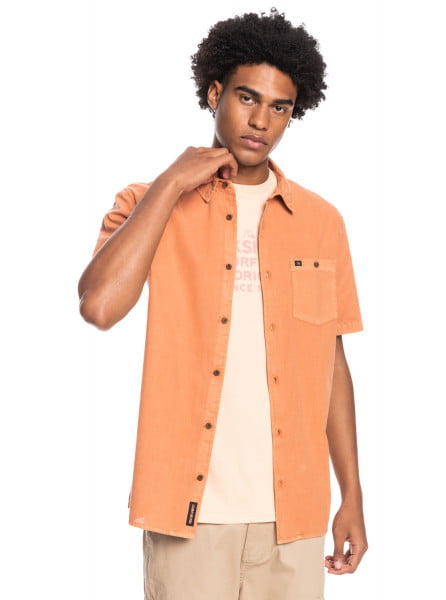 

Рубашка мужская Quiksilver EQYWT04292 оранжевая M, Оранжевый, EQYWT04292