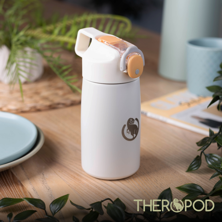 

Термос для напитков термокружка THEROPOD TP-32 0.4л белый, TP-32