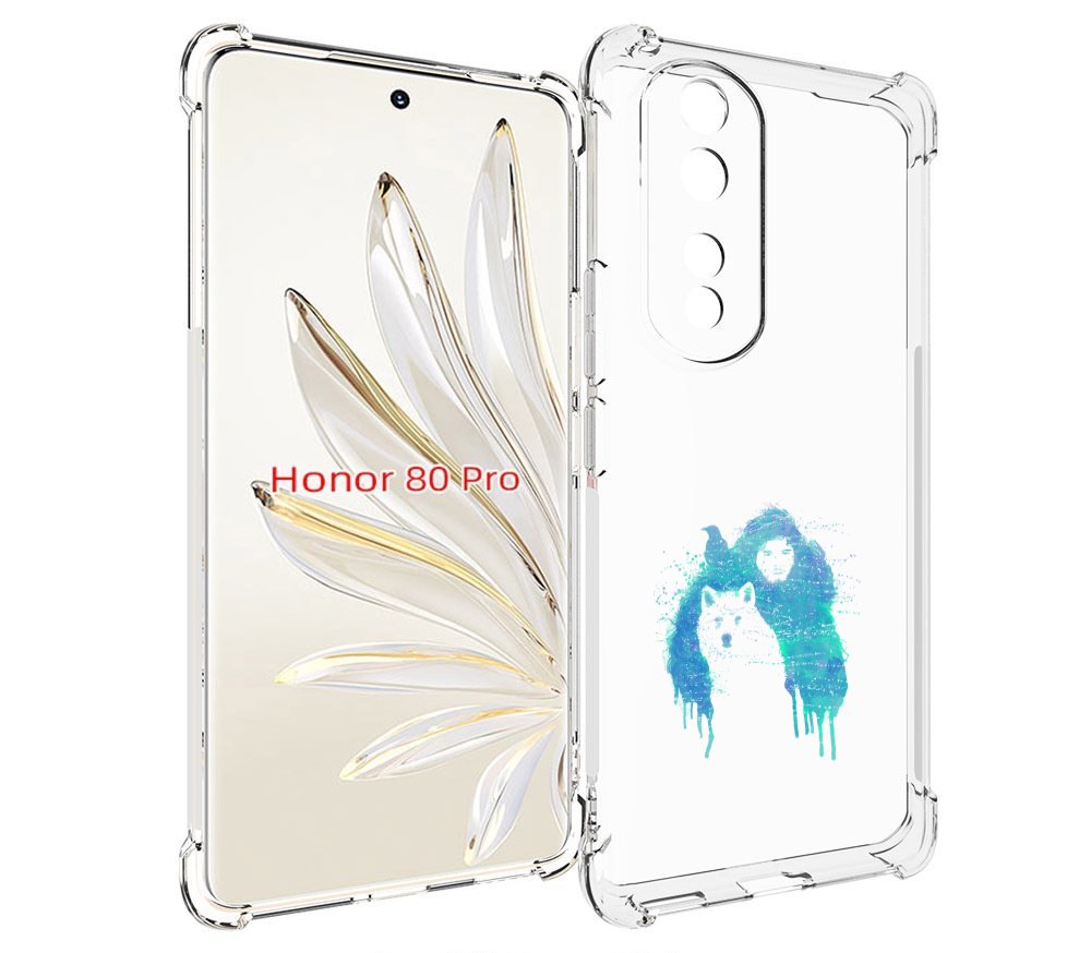 

Чехол MyPads джон сноу для Honor 80 Pro, Прозрачный, Tocco