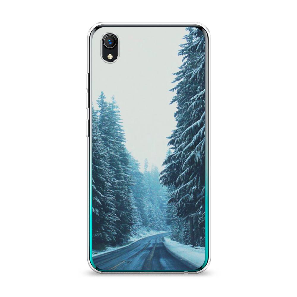 

Чехол на Vivo Y91c "Зима 9", Бежевый;голубой;черный, 263250-2
