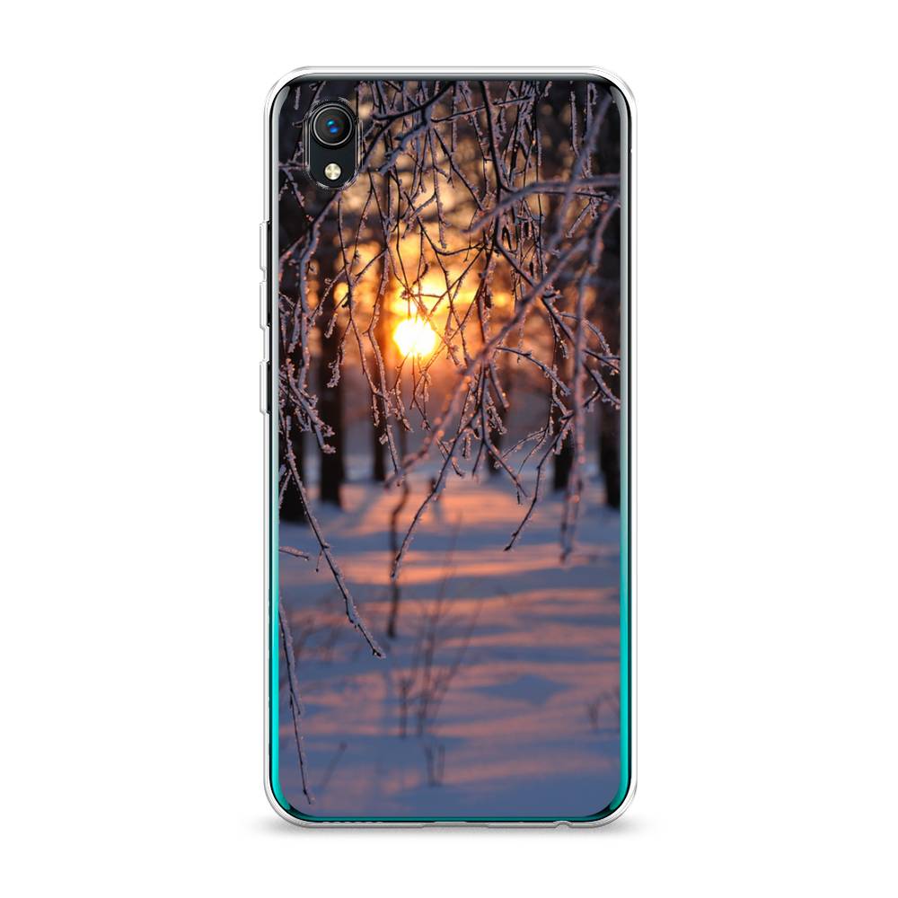 

Чехол на Vivo Y91c "Зима 7", Оранжевый;розовый;черный, 263250-2