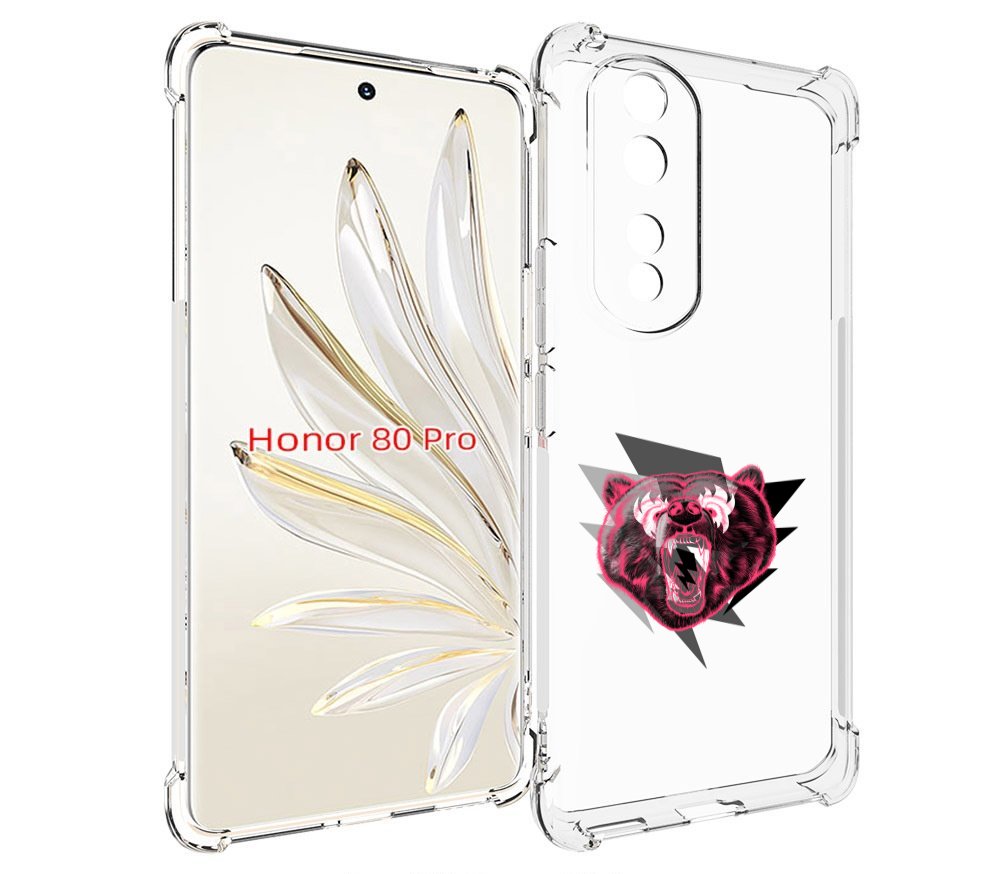 

Чехол MyPads грозовой медведь для Honor 80 Pro, Прозрачный, Tocco