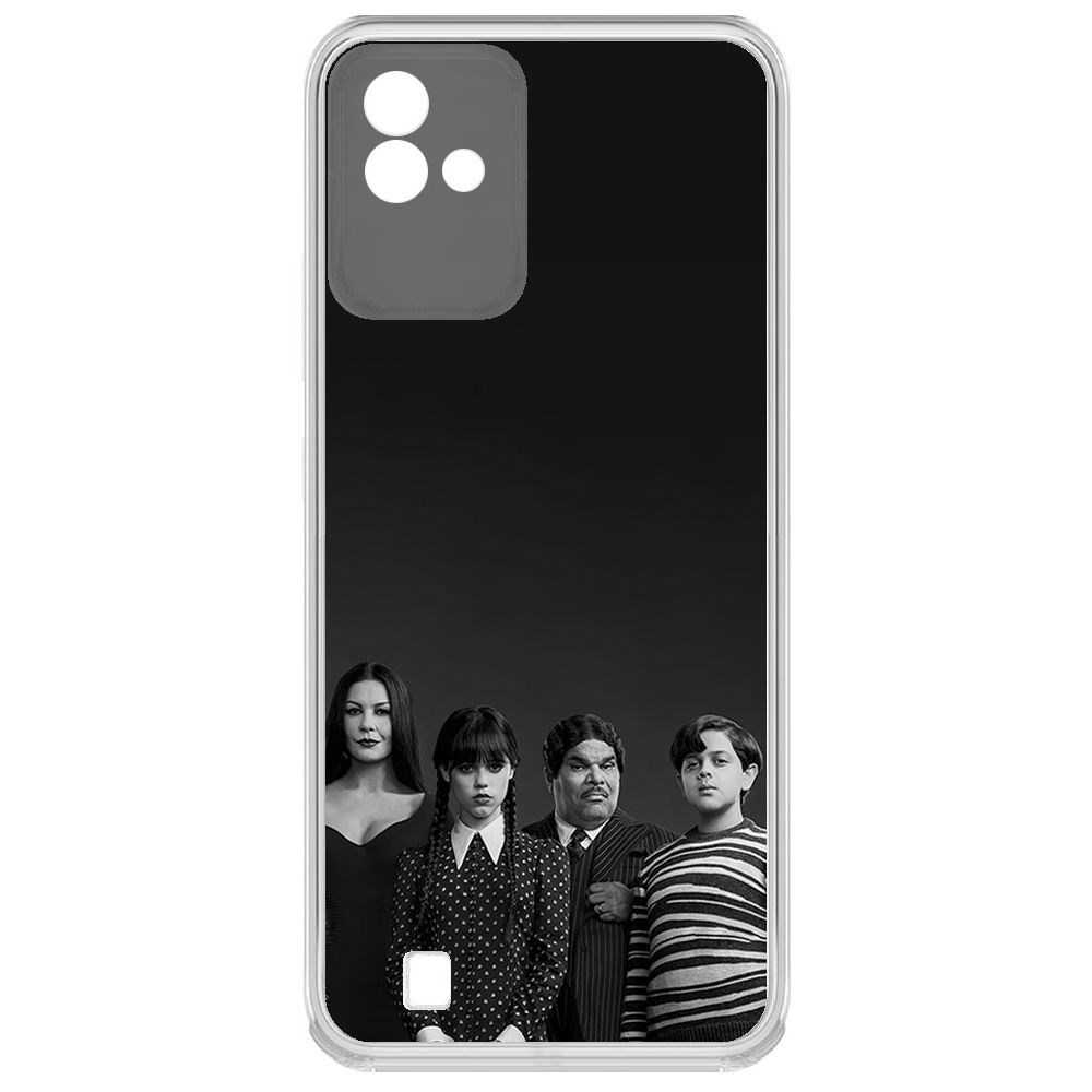 

Чехол-накладка Krutoff Clear Case Уэнсдей Аддамс - Семейка Аддамс для Realme Narzo 50i