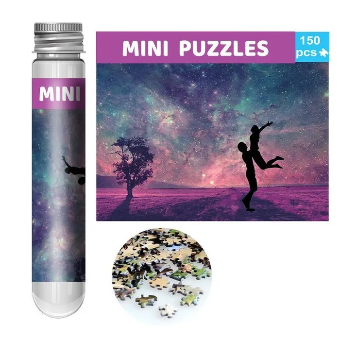 

КНР в колбе, 150 деталей, "Романтика", Mini puzzles, 10х15 см