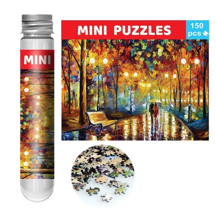 

КНР в колбе, 150 деталей, "Осенний пейзаж", Mini puzzles, 10х15 см