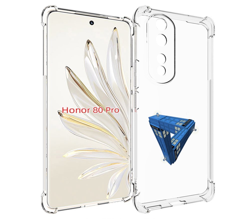

Чехол MyPads головолока абстракция для Honor 80 Pro, Прозрачный, Tocco
