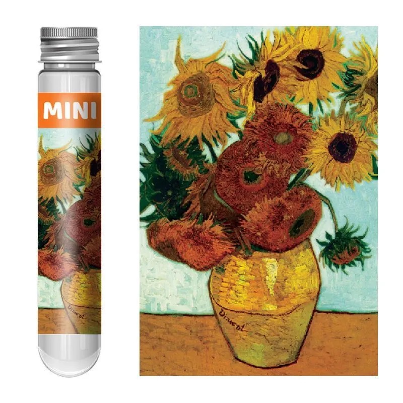 

КНР в колбе, 150 деталей, "Подсолнухи", Mini puzzles, 10х15 см