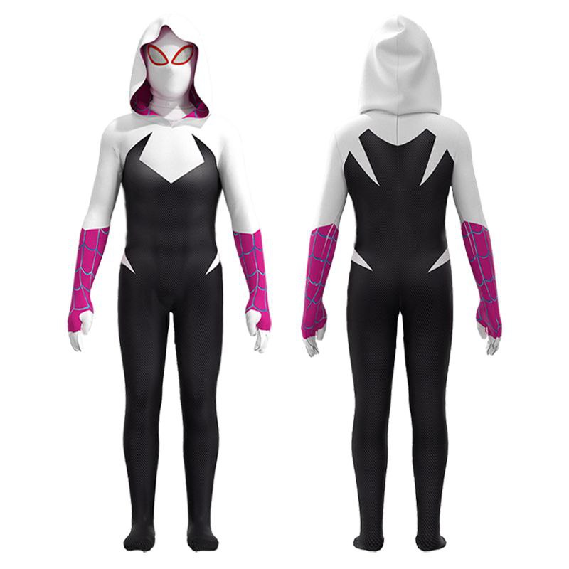 Карнавальный костюм детский ROYAL FELLE Человек-паук Гвен Стейси Размер 160 2200₽