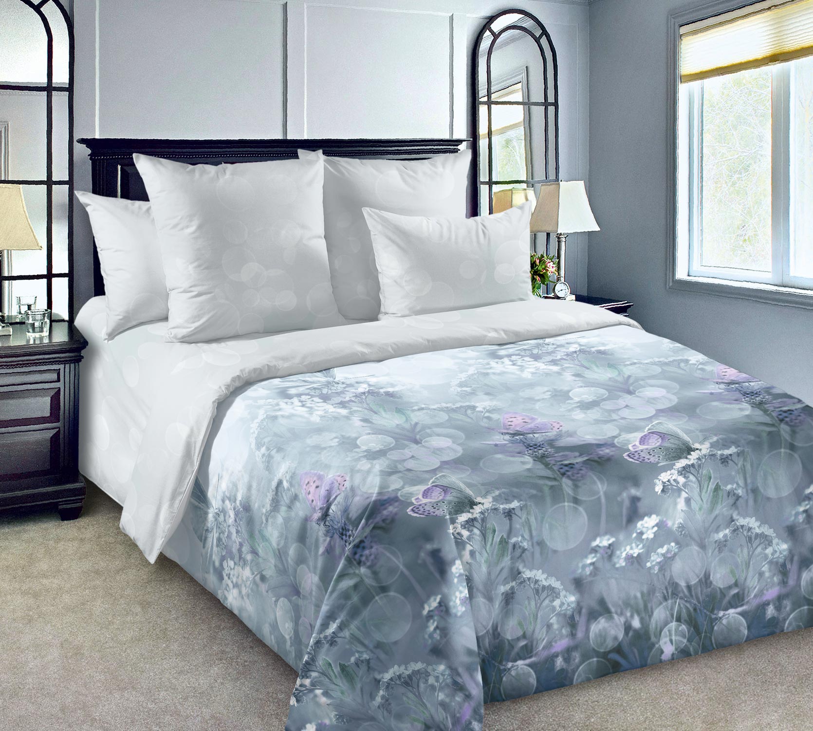 

Пододеяльник «Сиреневый туман 2», сатин (210х240), Зеленый