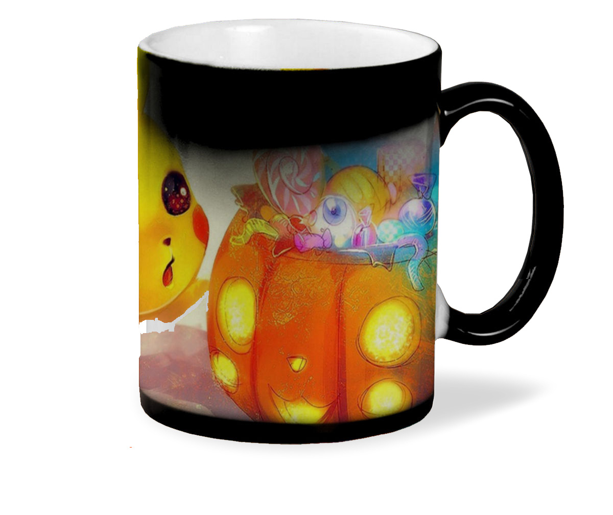 

Кружка CoolPodarok Мультфильм.Пикачу с тыквой
