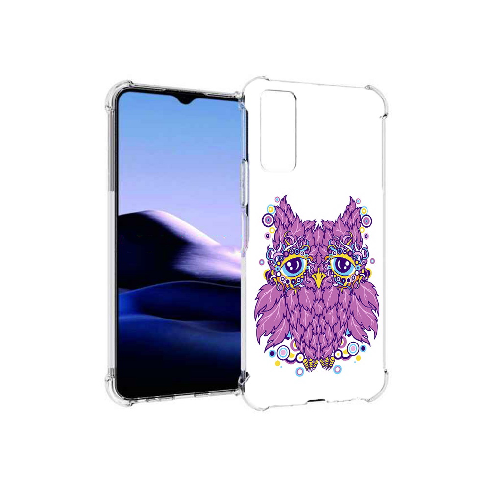 

Чехол MyPads Tocco для Vivo Y20 Розовая сова (PT154038.379.147), Прозрачный, Tocco