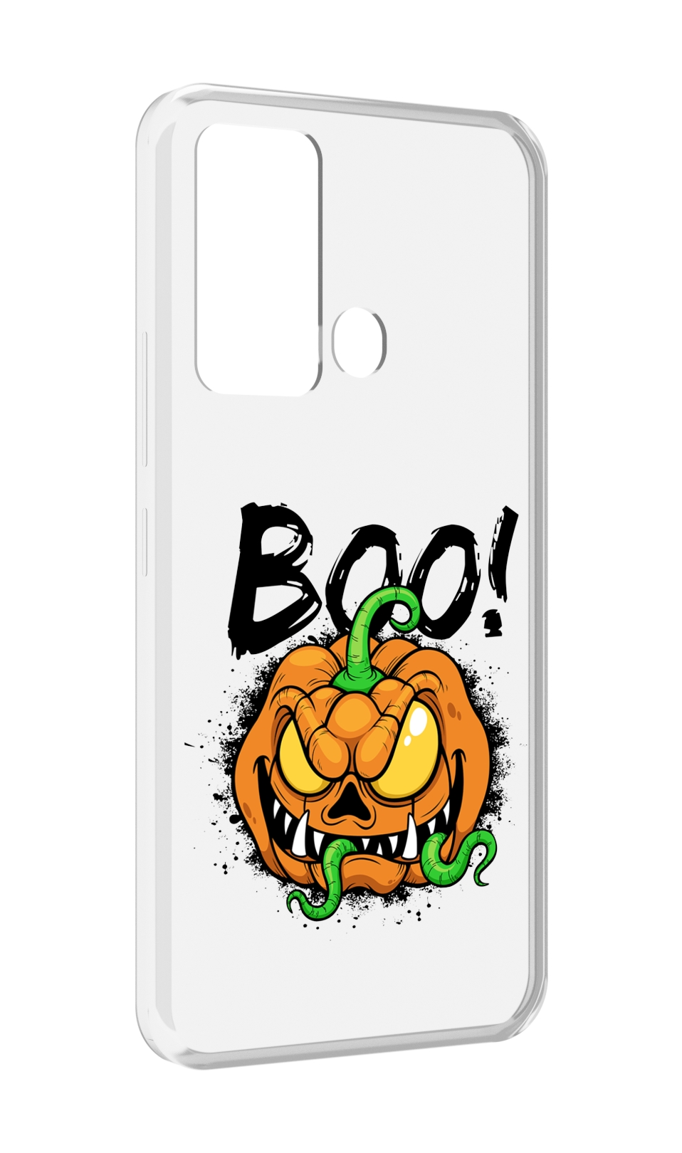 

Чехол MyPads Хэллоуин бу для ITEl Vision 3, Прозрачный, Tocco