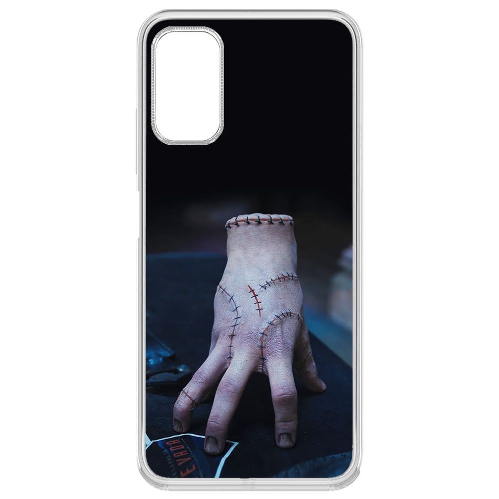 

Чехол-накладка Krutoff Clear Case Уэнсдей Аддамс - Вещь для Xiaomi Poco M3 Pro, Прозрачный