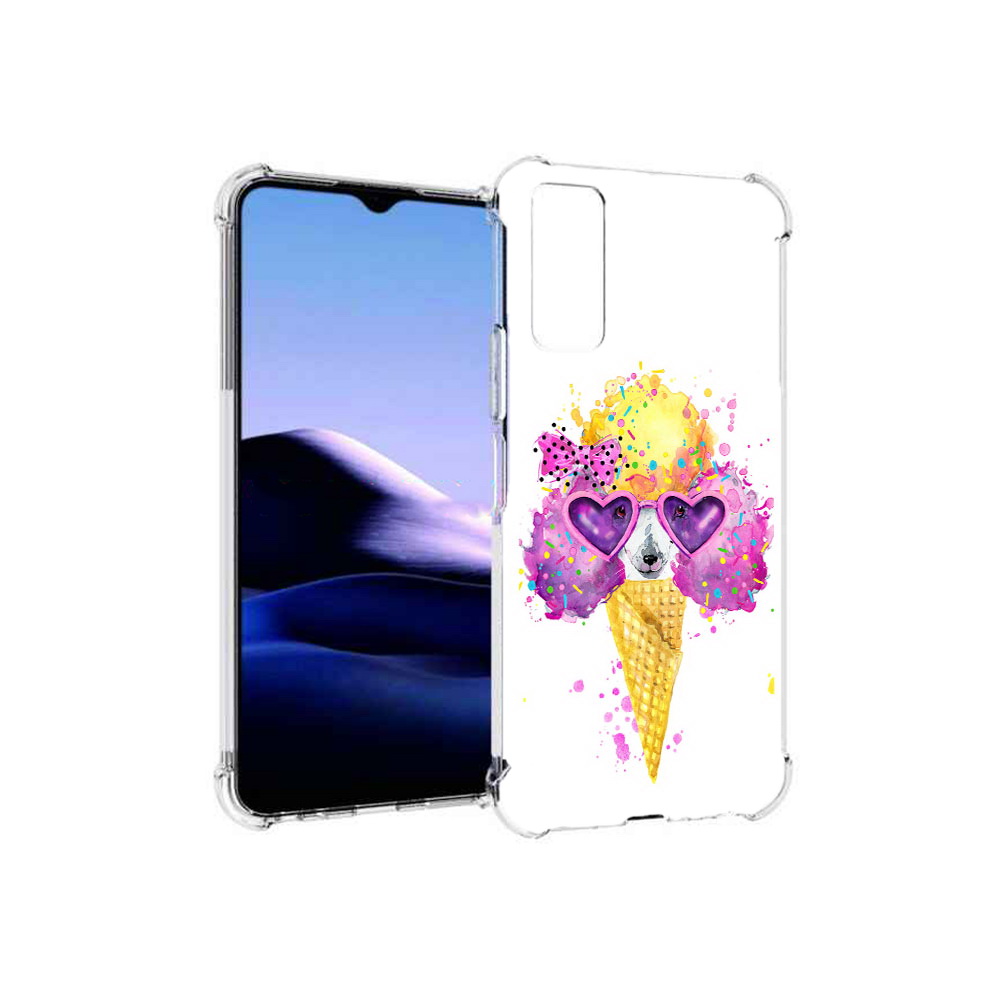 

Чехол MyPads Tocco для Vivo Y20 Рожок (PT154038.379.146), Прозрачный, Tocco