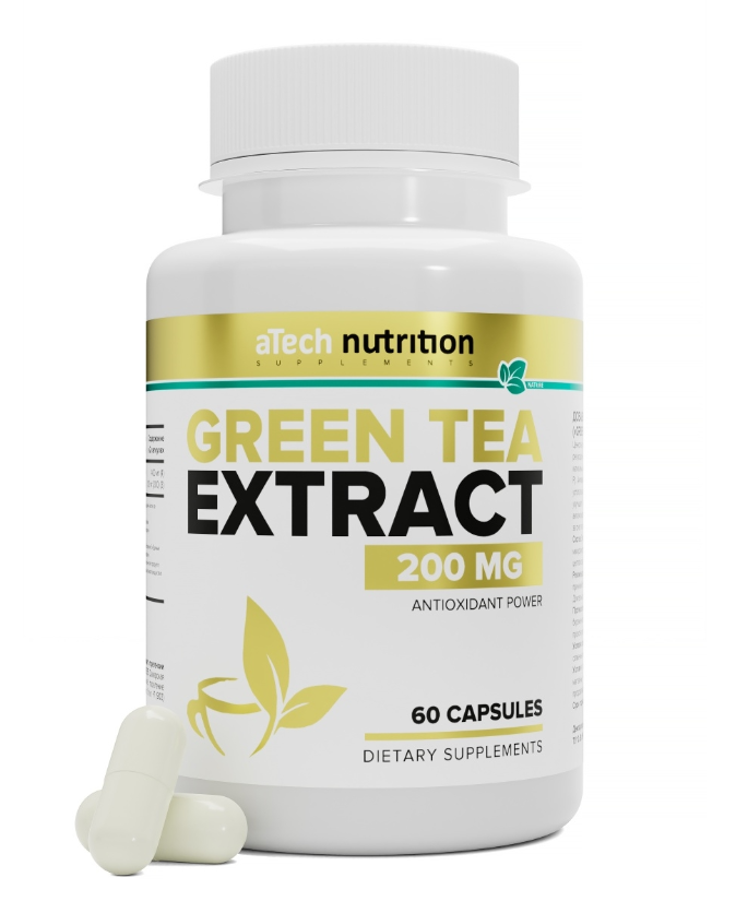 Экстракт зеленого чая aTech nutrition капсулы 60 шт