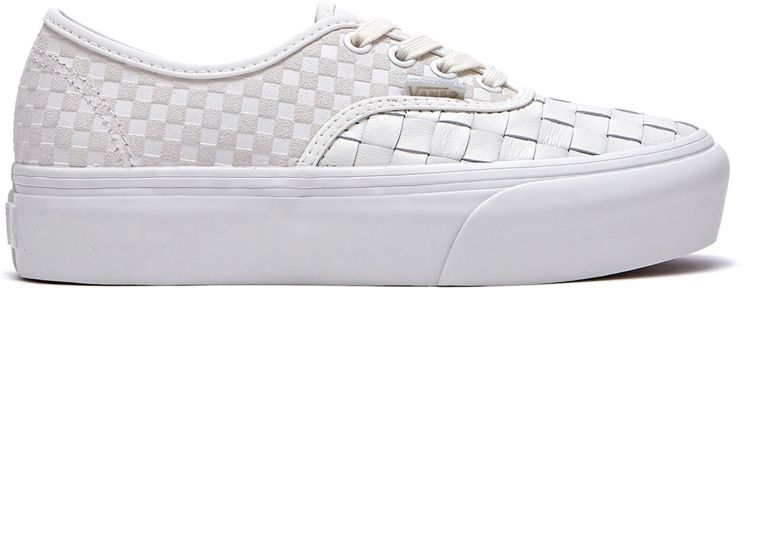 

Кеды женские Vans Ua Authentic Platform 2.0 Woven белые 35 EU, Белый, Ua Authentic Platform 2.0 Woven