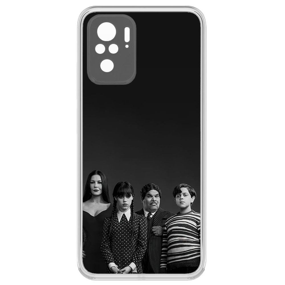 

Чехол-накладка Krutoff Clear Case Уэнсдей Аддамс - Семейка Аддамс для Xiaomi Poco M5s, Прозрачный