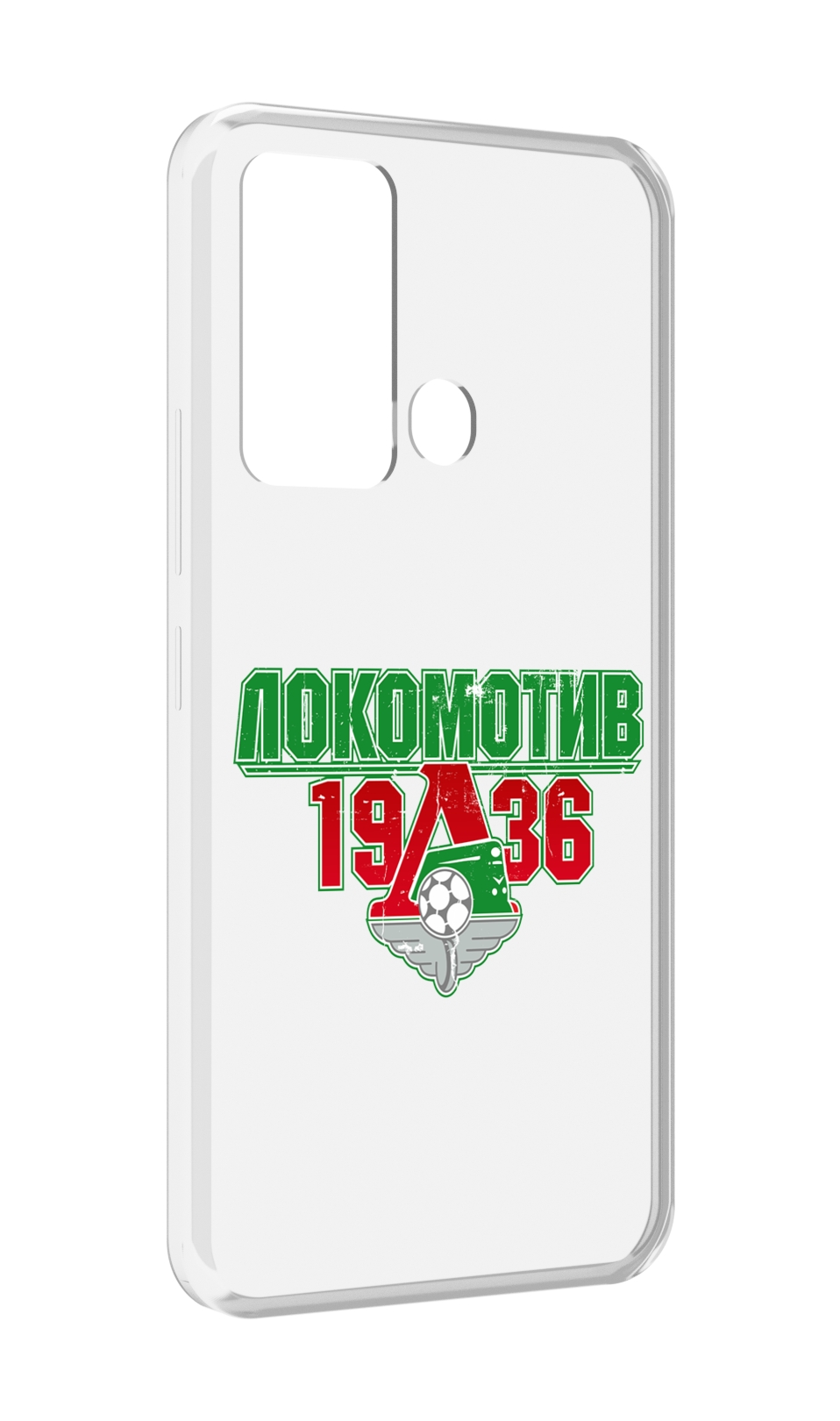 

Чехол MyPads ФК локомотив 1936 для ITEl Vision 3, Прозрачный, Tocco