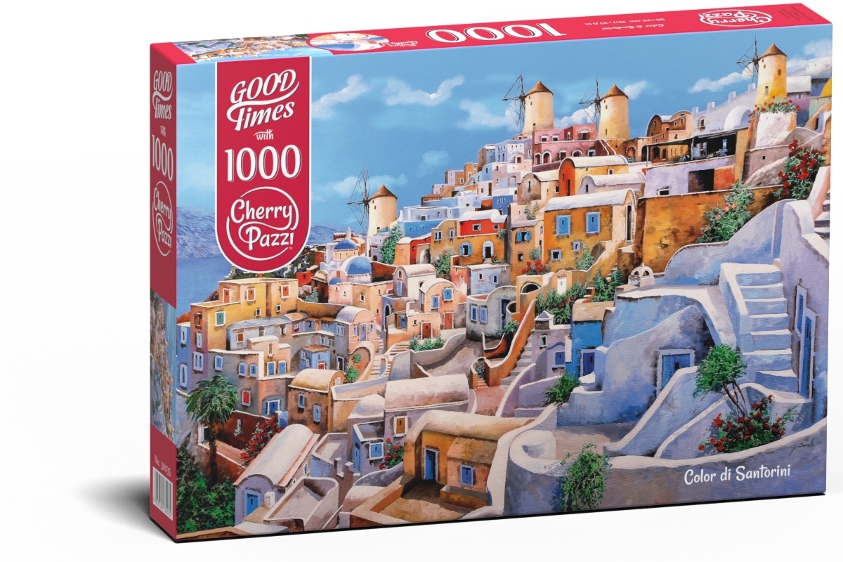 

Cherry Pazzi 1000 деталей, "Краски Санторини"