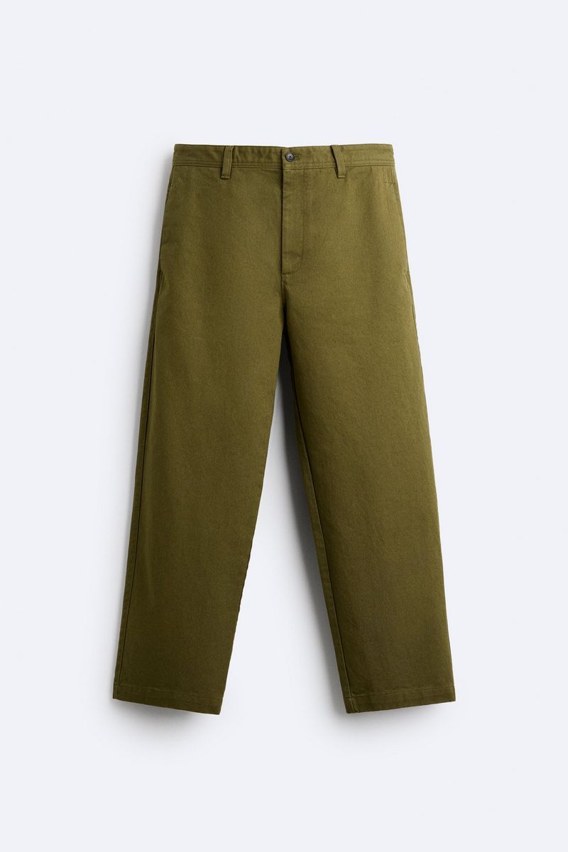 

Брюки мужские ZARA 06861403 хаки 38 EU, 06861403