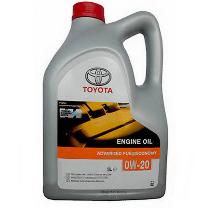 фото Моторное масло toyota engine oil 0w20 5 л