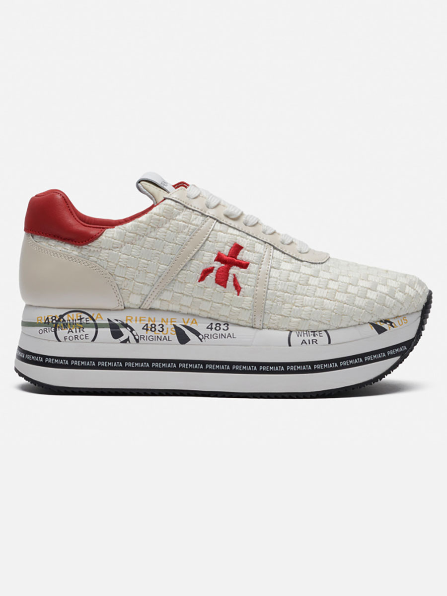 

Кроссовки женские Premiata Beth 5214 белые 40 EU, Beth 5214