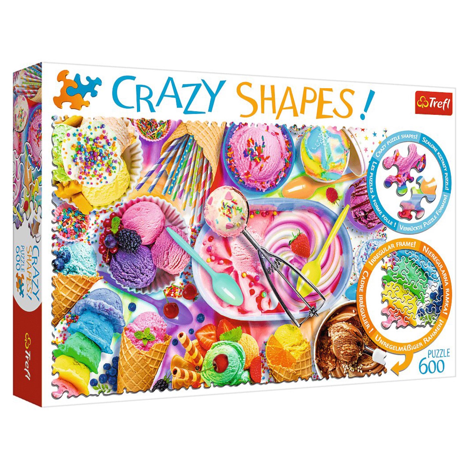 

Trefl 600 деталей, "Сладкий сон", Crazy Shapes