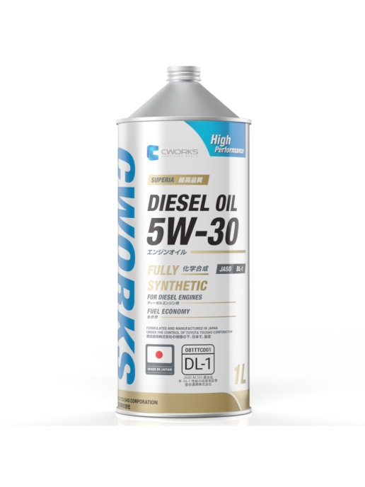 фото Моторное масло cworks diesel oil 5w30 1 л