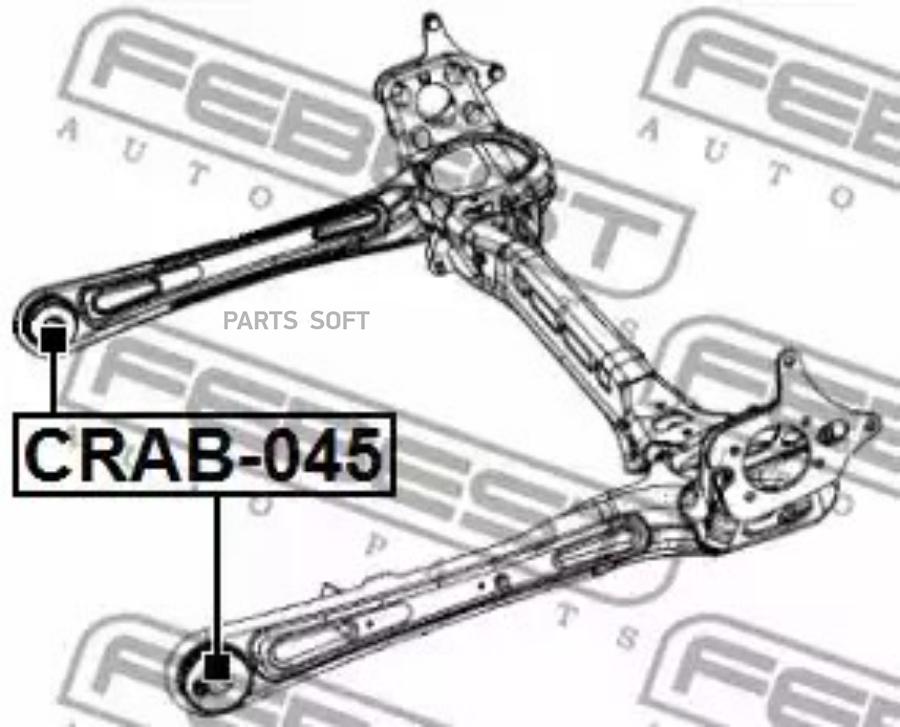 

FEBEST С-б.зад.балки гидравлический CHRYSLER VOYAGER V 2007- FEBEST CRAB-045