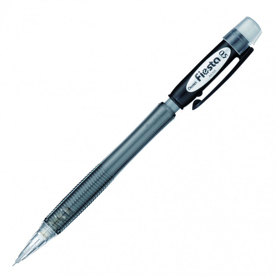 

Карандаш механический Pentel Fiesta 0,5мм AX105 (черный, 1 штука)