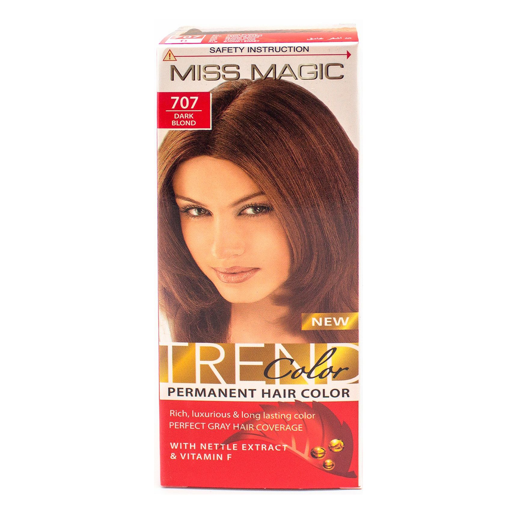 Краска для волос Miss Magic Trend Color 707 Темно-русый 90 мл yllozure блеск для губ magic color smooth lip gloss