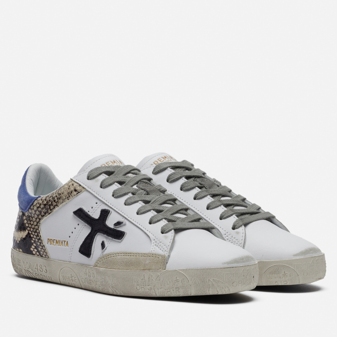 

Кеды женские Premiata Steven-d 5430 белые 37 EU, Steven-d 5430