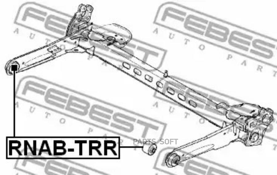 

FEBEST С-б.зад.балки RENAULT TRAFIC (FL) 2001-2014 FEBEST RNAB-TRR