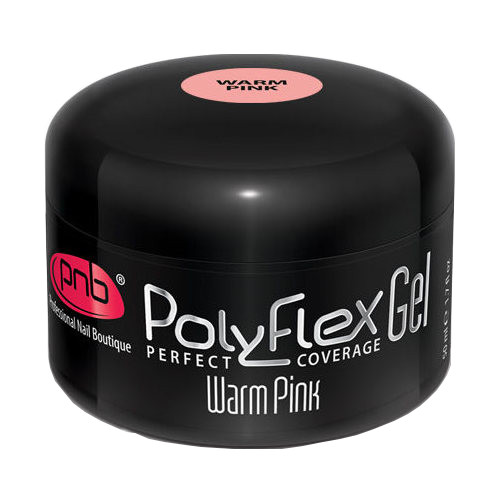 

Лак PolyFlex Gel Warm Pink 50 мл PNB