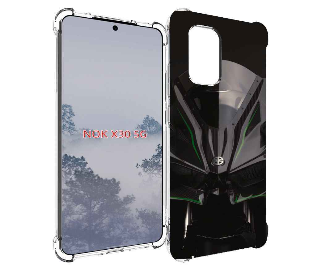 

Чехол MyPads кавасаки мото для Nokia X30 5G, Tocco