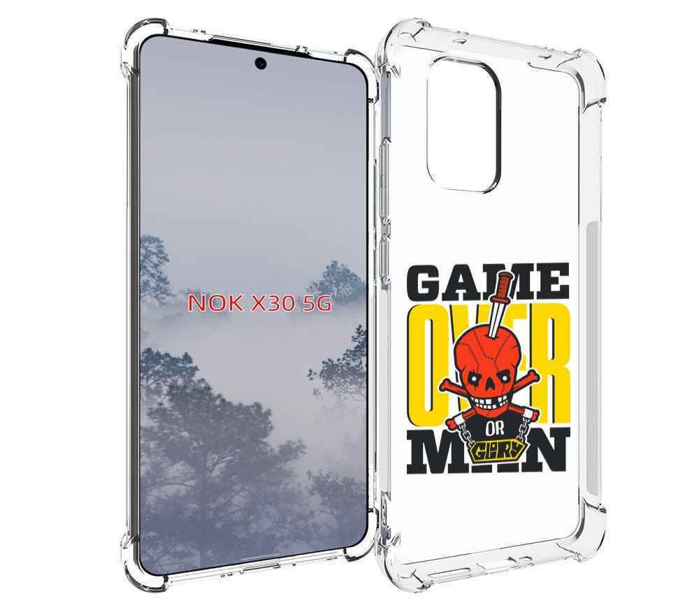 

Чехол MyPads игра-окончена-парень для Nokia X30 5G, Tocco