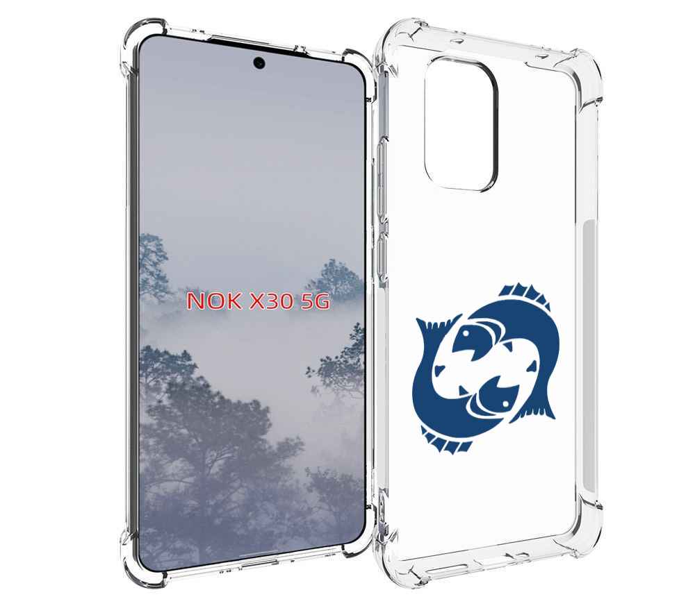 

Чехол MyPads знак-зодиака-рыбы-7 для Nokia X30 5G, Tocco