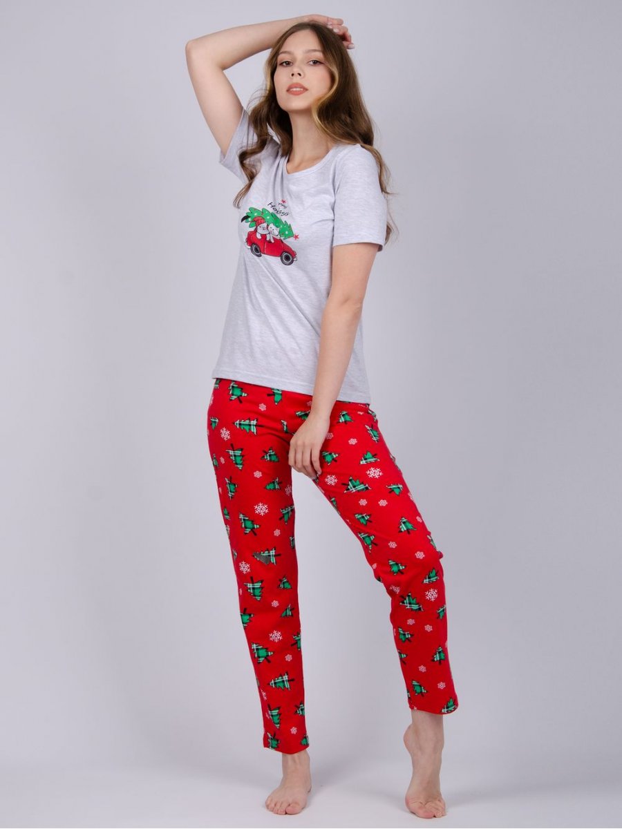 Пижама женская Ромашка+ 29970 разноцветная 50 RU