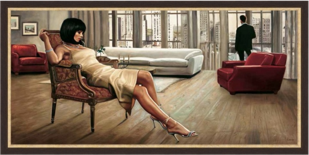 

картина Лэнд Арт Pierre Benson - Lovers Nest 57 х 107 см, Pierre Benson - Lovers Nest