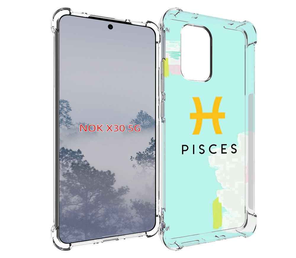 

Чехол MyPads знак-зодиака-рыбы-2 для Nokia X30 5G, Tocco