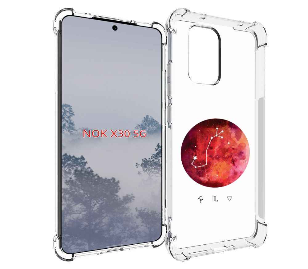 

Чехол MyPads знак зодиака скорпион 6 для Nokia X30 5G, Tocco