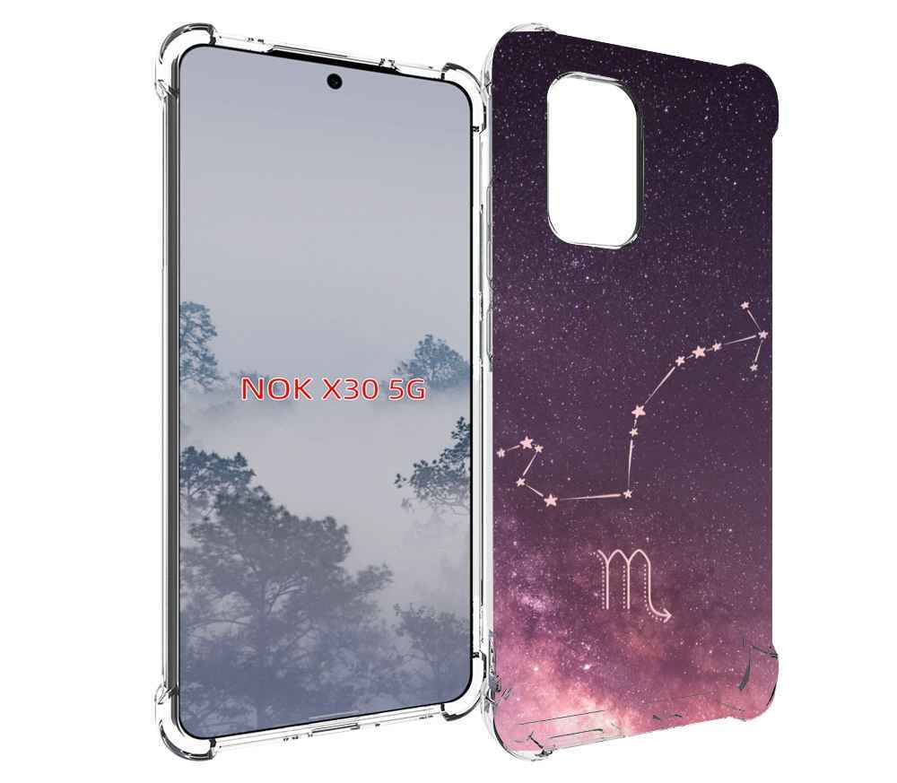 

Чехол MyPads знак зодиака скорпион 4 для Nokia X30 5G, Tocco