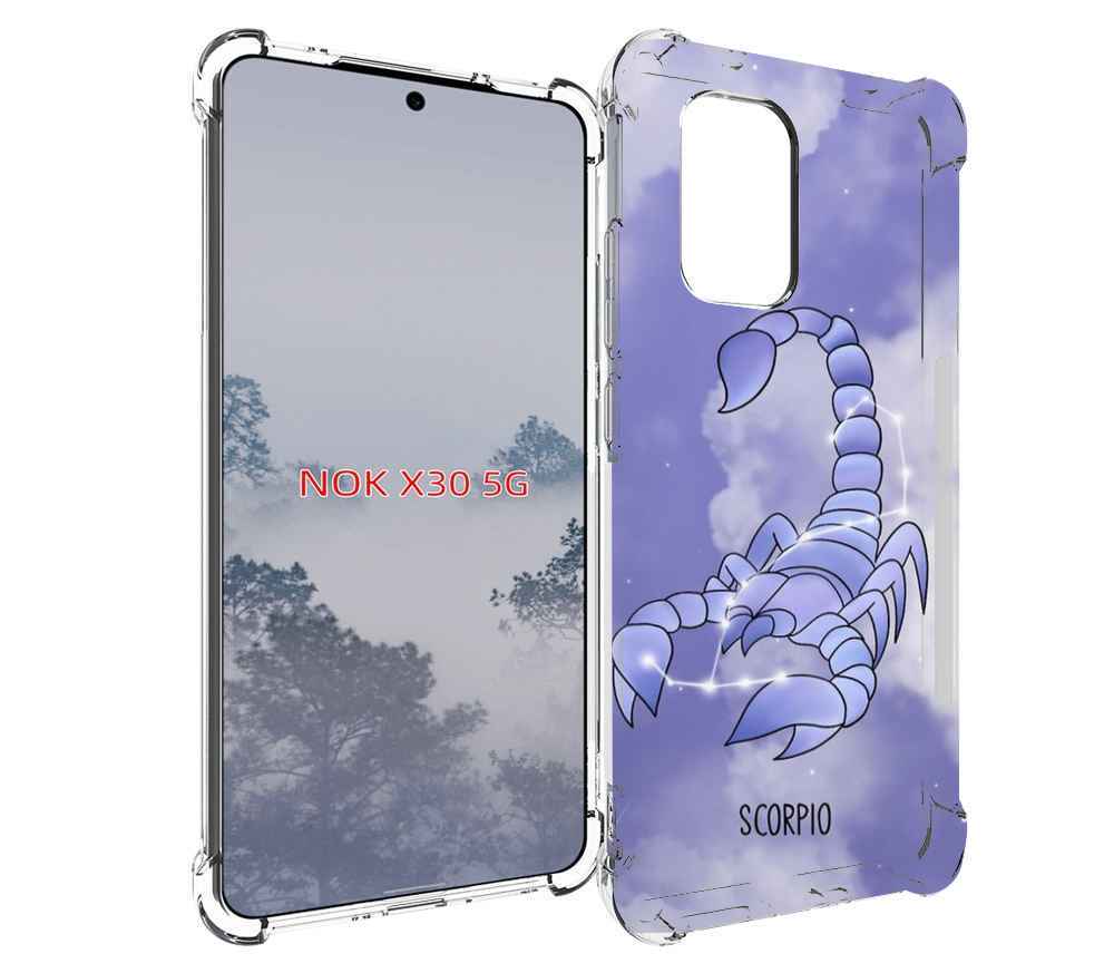 

Чехол MyPads знак зодиака скорпион 2 для Nokia X30 5G, Tocco