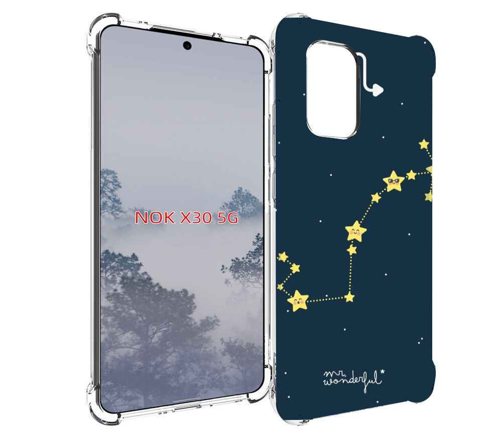 

Чехол MyPads знак зодиака скорпион 1 для Nokia X30 5G, Tocco