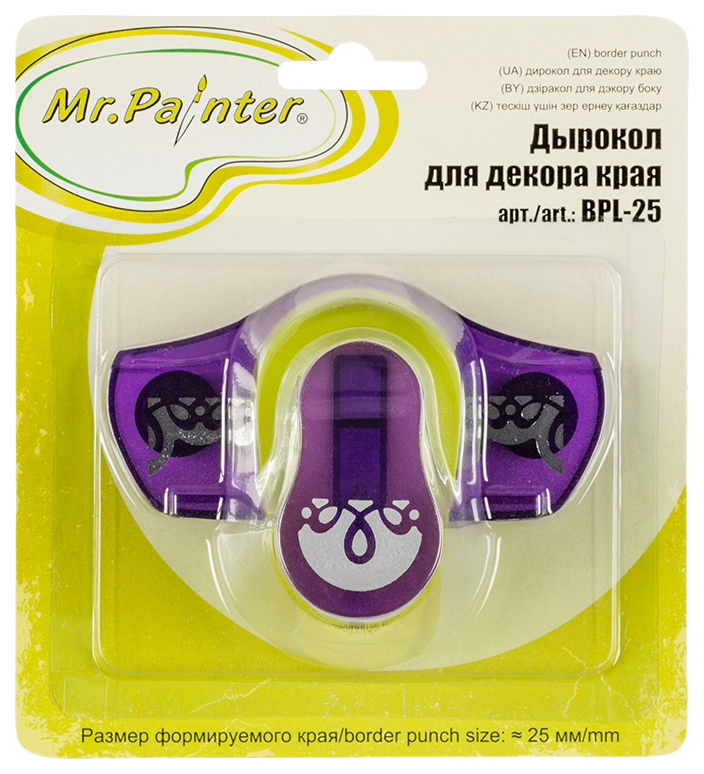 

Дырокол для декора края Mr.Painter Петельки 2,5 см