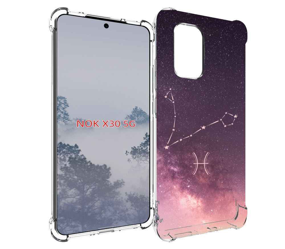 

Чехол MyPads знак зодиака рыбы 5 для Nokia X30 5G, Tocco