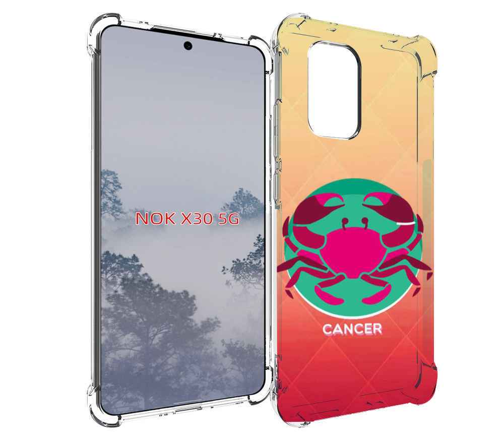 

Чехол MyPads знак зодиака рак 4 для Nokia X30 5G, Tocco